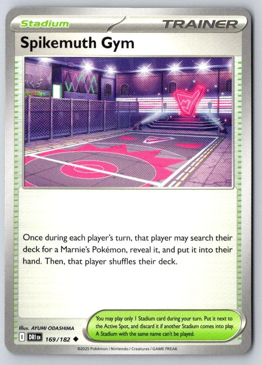Spikemuth Gym 169/182 Uncommon Destined Rivals Pokemon Near Mint