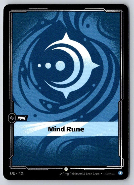 Mind Rune R03 Common Vendetta Riftbound Near Mint