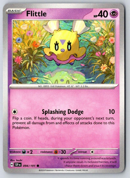 Flittle 094/191 Common Surging Sparks Pokemon Near Mint