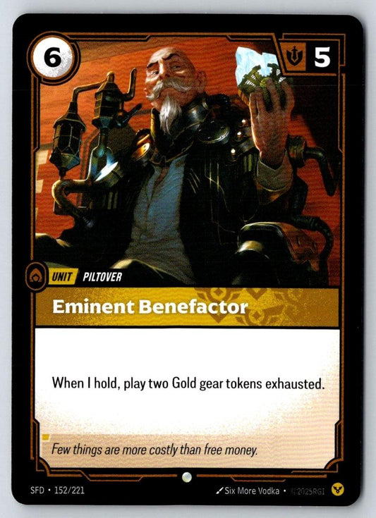 Eminent Benefactor 152/221 Common Spiritforged Riftbound Near Mint