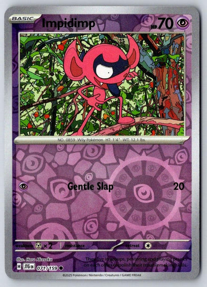 Impidimp 071/159 Common Journey Together Pokemon Near Mint