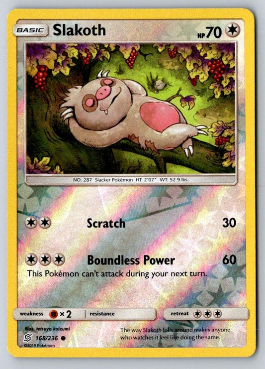 Slakoth 168/236 Common Unified Minds Pokemon