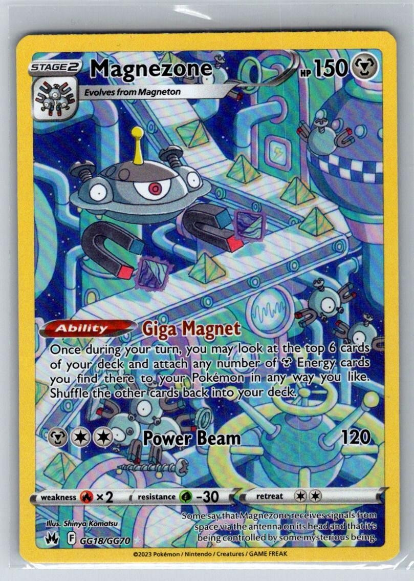 Magnezone GG18/GG70 Holo Crown Zenith Galarian Gallery Pokemon