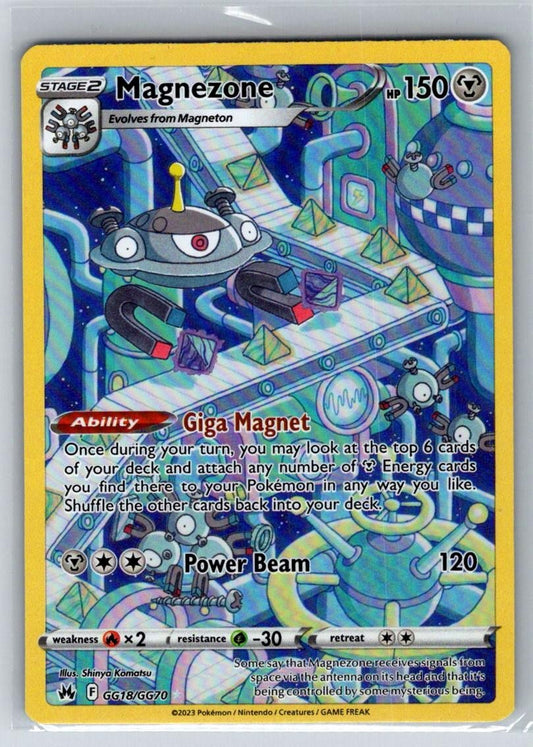 Magnezone GG18/GG70 Holo Crown Zenith Galarian Gallery Pokemon