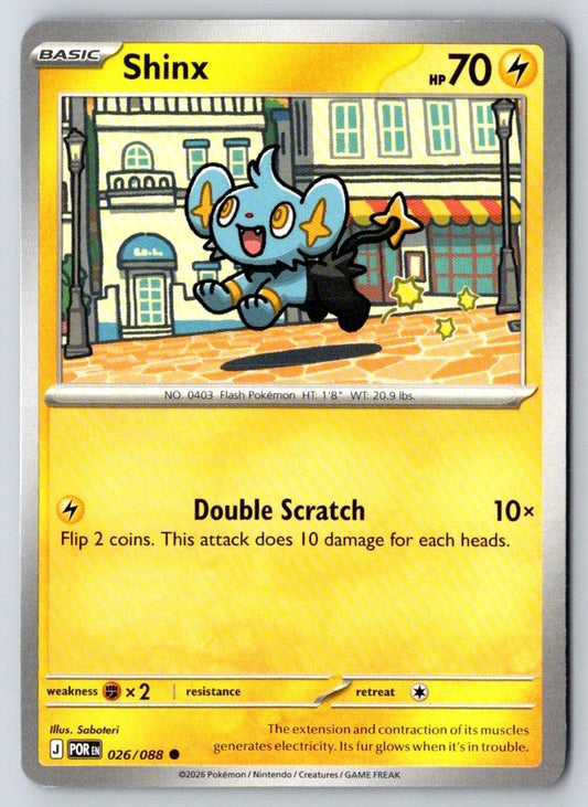 Shinx 026/088 Common Perfect Order Pokemon Near Mint