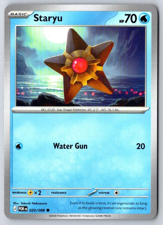 Staryu 020/088 Common Perfect Order Pokemon Near Mint
