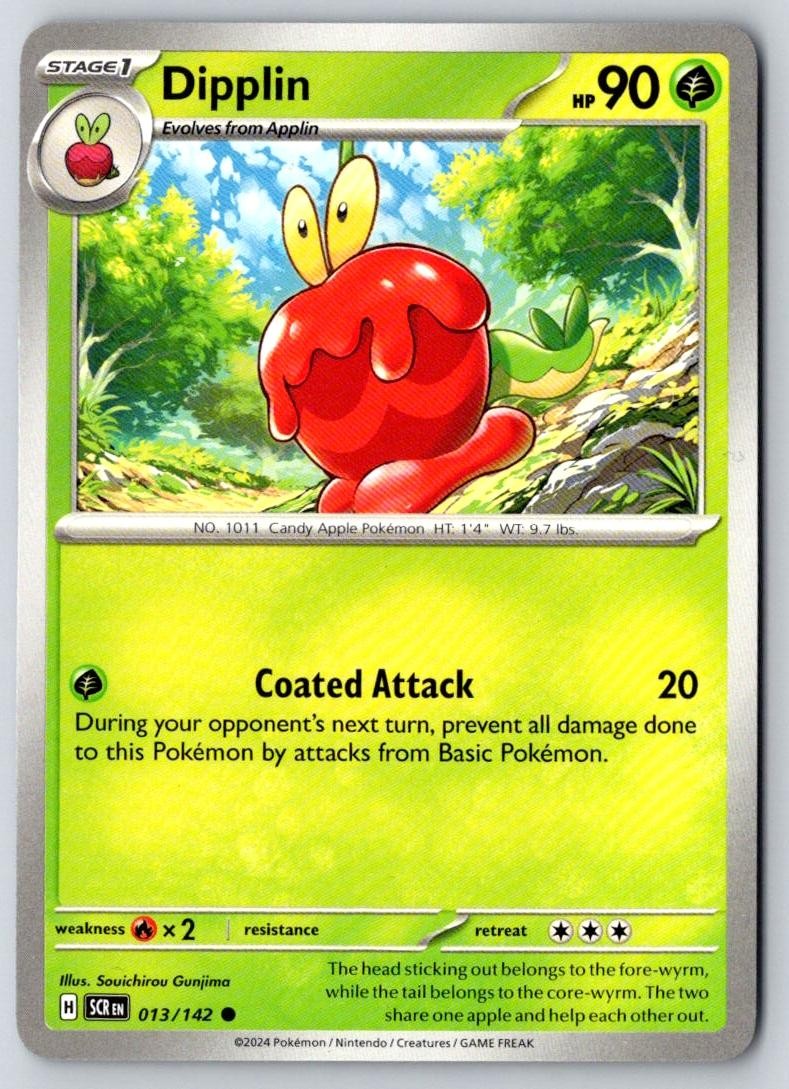 Dipplin 13/142 Common Stellar Crown Pokemon Near Mint