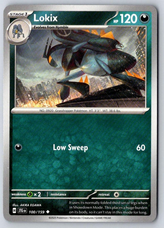 Lokix 100/159 Uncommon Journey Together Pokemon Near Mint