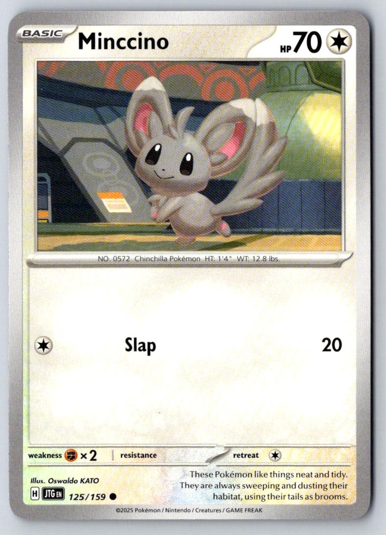 Minccino 125/159 Common Journey Together Pokemon Near Mint