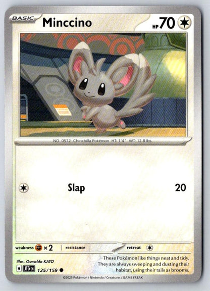 Minccino 125/159 Common Journey Together Pokemon Near Mint