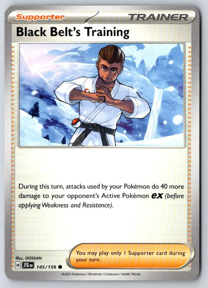 Black Belt's Training 145/159 Common Journey Together Pokemon Near Mint