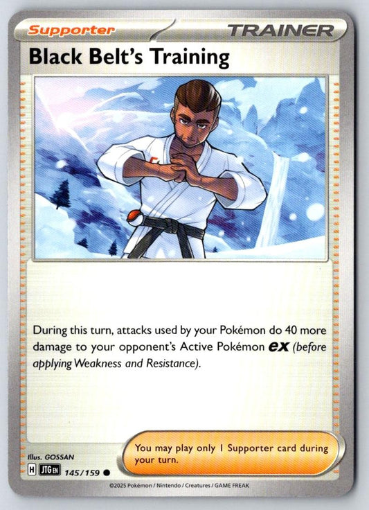 Black Belt's Training 145/159 Common Journey Together Pokemon Near Mint