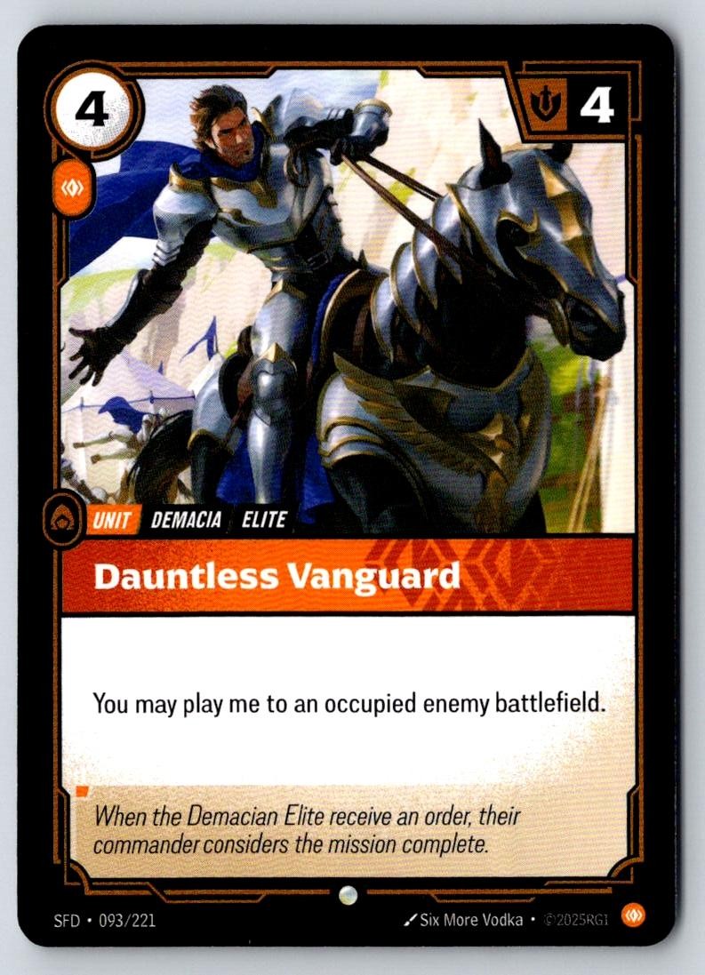 Dauntless Vanguard 093/221 Common Spiritforged Riftbound Near Mint
