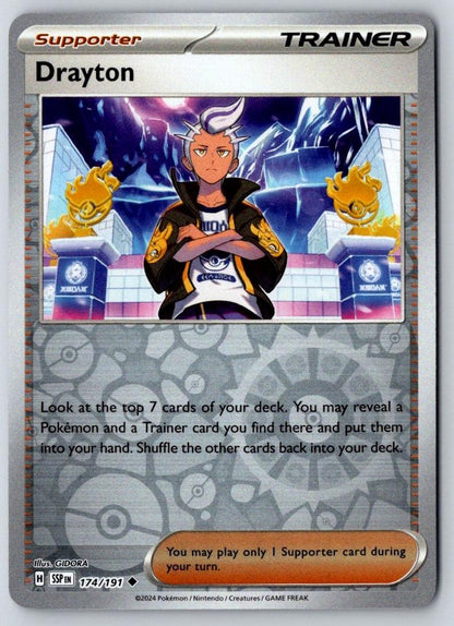 Drayton 174/191 Uncommon Surging Sparks Pokemon Near Mint