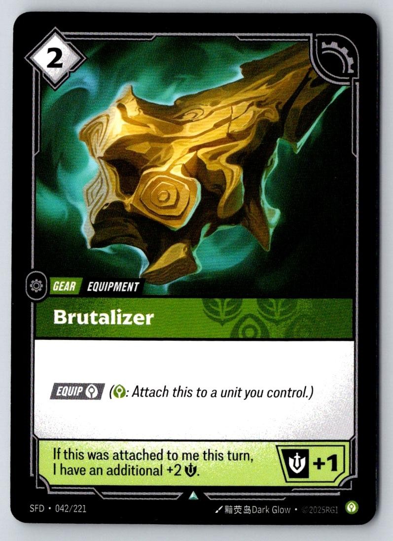 Brutalizer 042/221 Uncommon Spiritforged Riftbound Near Mint