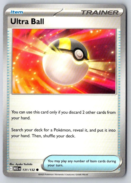 Ultra Ball 131/132 Common Mega Evolution Pokemon Near Mint