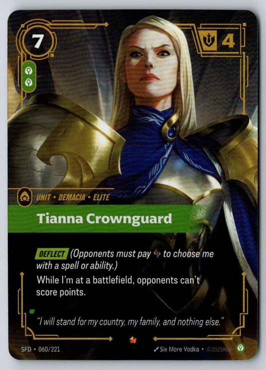 Tianna Crownguard 060/221 Epic Spiritforged Riftbound Foil Near Mint