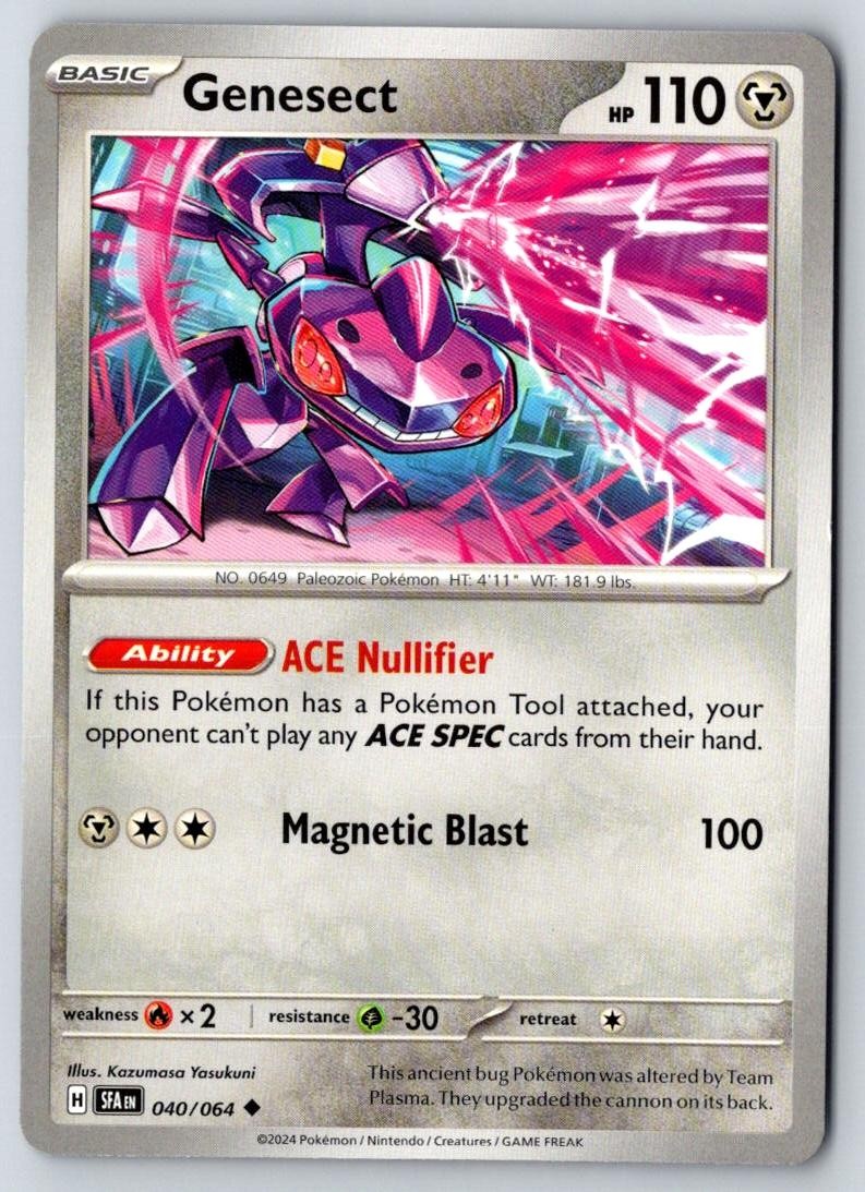 Genesect 040/064 Uncommon Shrouded Fable Pokemon Near Mint