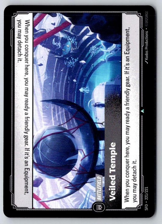Veiled Temple 221/221 Uncommon Spiritforged Riftbound Near Mint