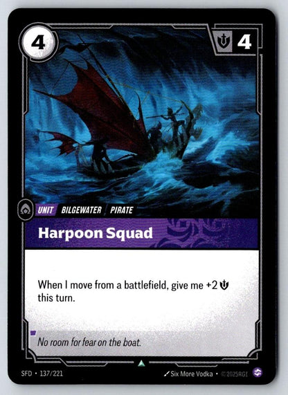 Harpoon Squad 137/221 Uncommon Spiritforged Riftbound Near Mint