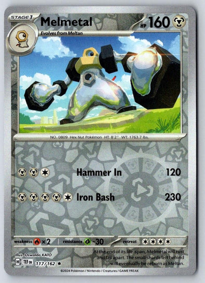 Melmetal 117/162 Rare Temporal Forces Pokemon Holo Near Mint