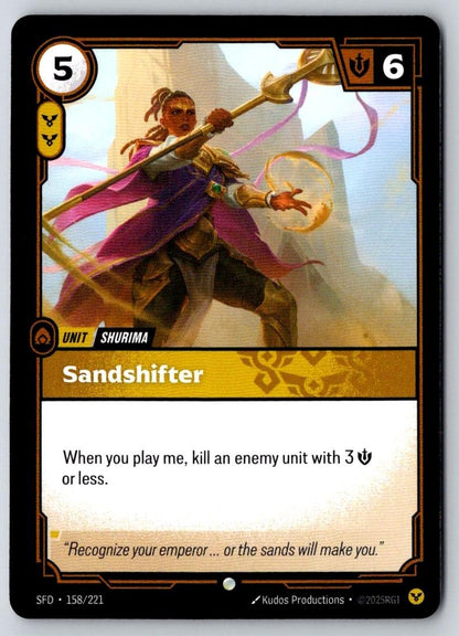 Sandshifter 158/221 Common Spiritforged Riftbound Near Mint