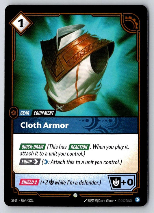 Cloth Armor 064/221 Common Spiritforged Riftbound Near Mint