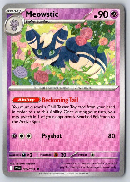 Meowstic 085/191 Uncommon Surging Sparks Pokemon Near Mint
