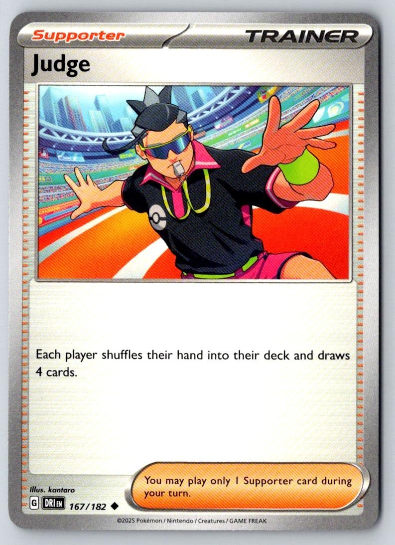 Judge 167/182 Uncommon Destined Rivals Pokemon Near Mint
