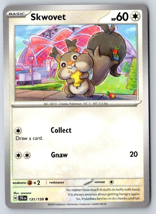 Skwovet 131/159 Common Journey Together Pokemon Near Mint