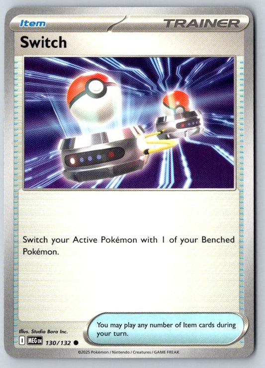 Switch 130/132 Common Mega Evolution Pokemon Near Mint