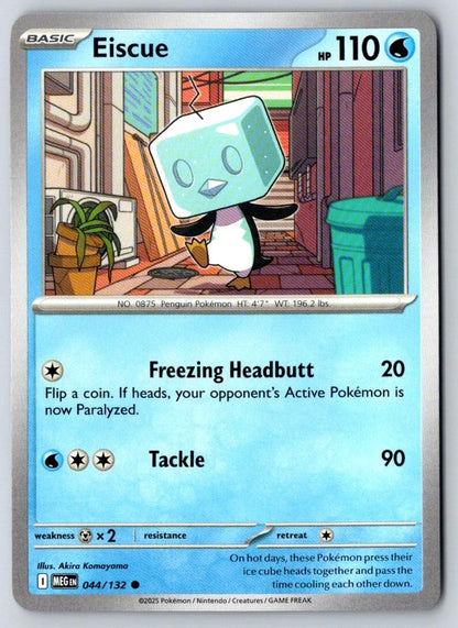 Eiscue 044/132 Common Mega Evolution Pokemon Near Mint