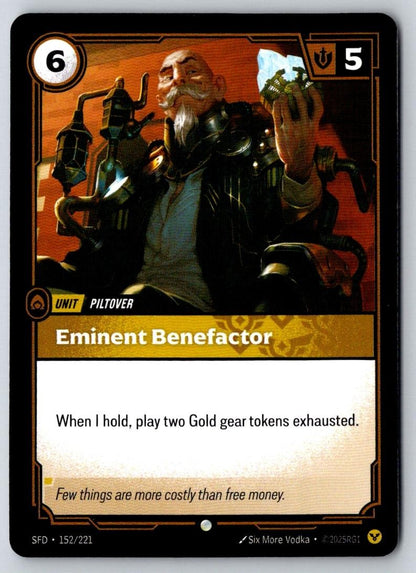 Eminent Benefactor 152/221 Common Spiritforged Riftbound Near Mint