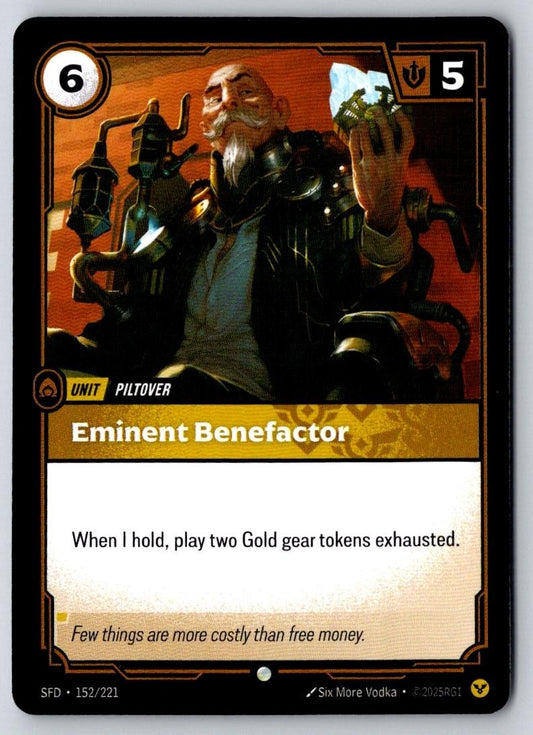 Eminent Benefactor 152/221 Common Spiritforged Riftbound Near Mint