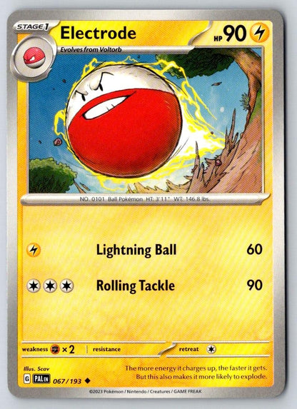 Electrode 067/193 Uncommon Paldea Evolved Pokemon Near Mint