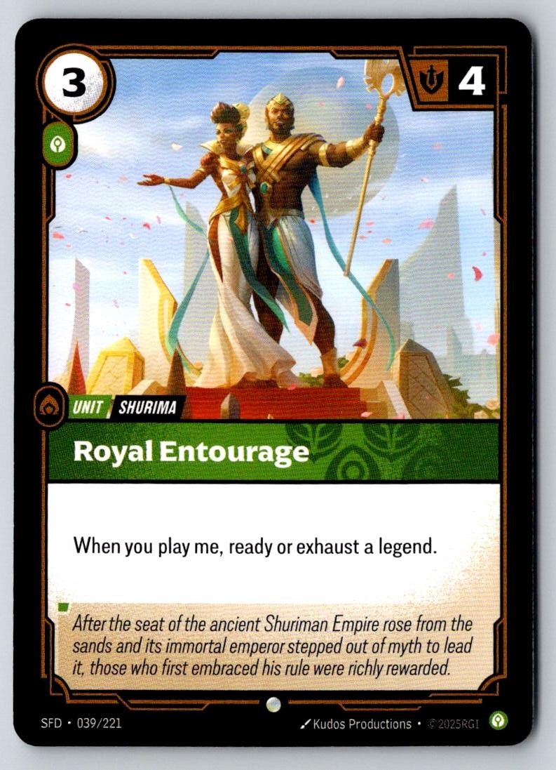 Royal Entourage 039/221 Common Spiritforged Riftbound Near Mint