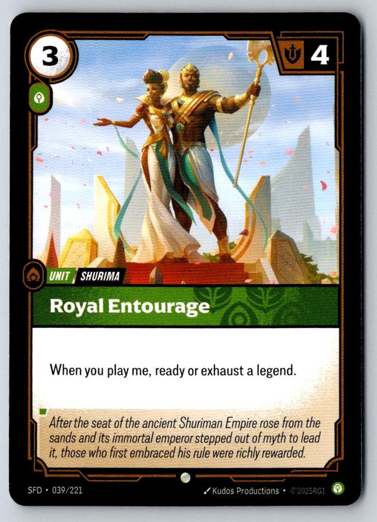 Royal Entourage 039/221 Common Spiritforged Riftbound Near Mint