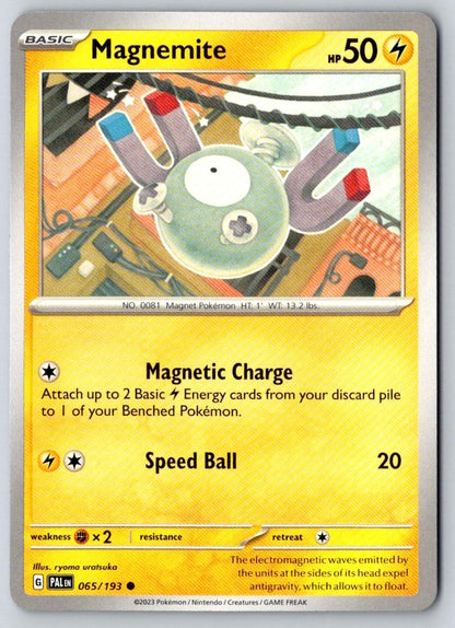 Magnemite 065/193 Common Paldea Evolved Pokemon Near Mint