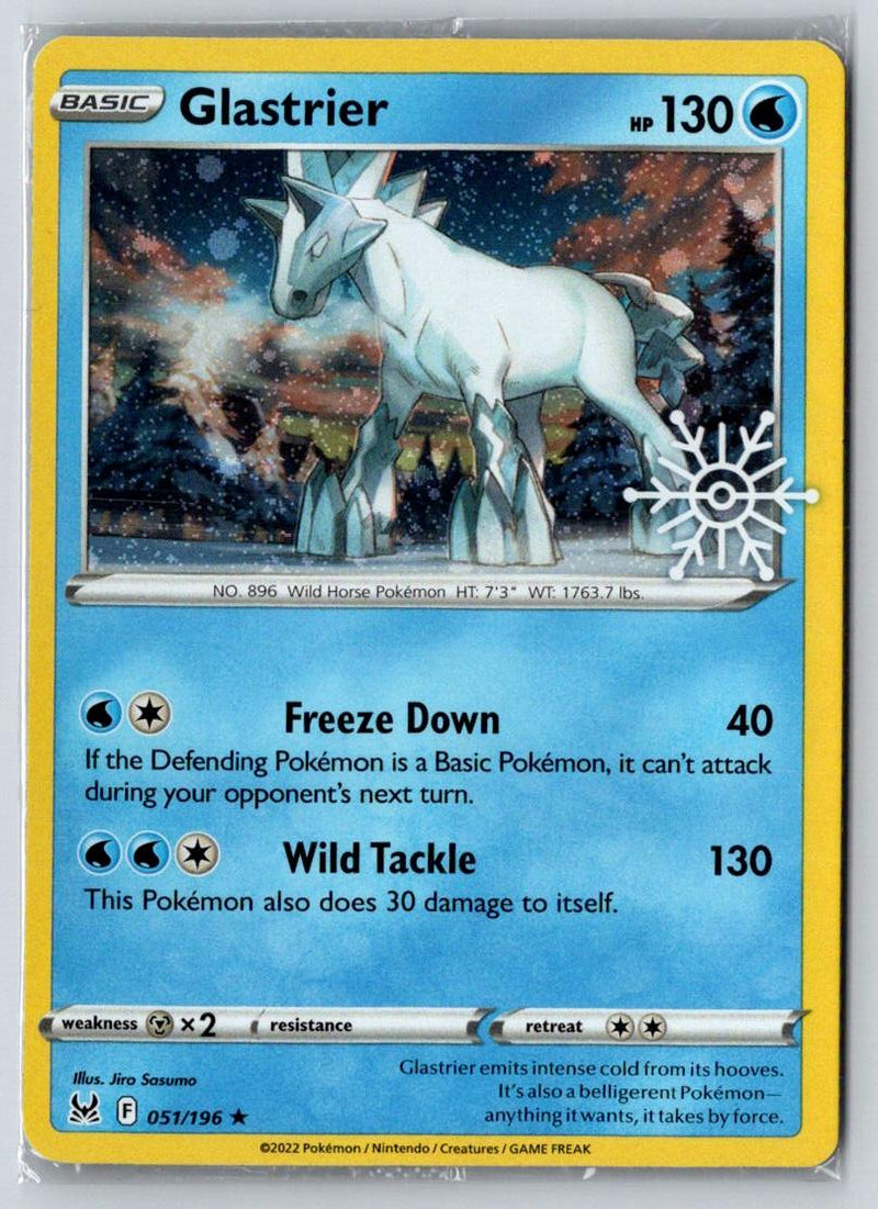 Glastrier 051/196 Holo Rare Lost Origin Pokemon Holo *SEALED*
