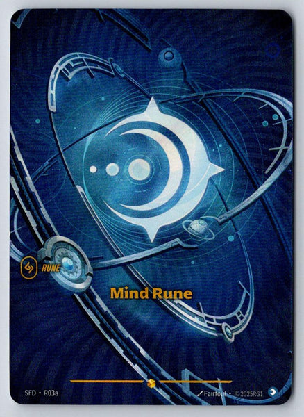 Mind Rune (R03a) R03A Showcase Spiritforged Riftbound Foil Near Mint