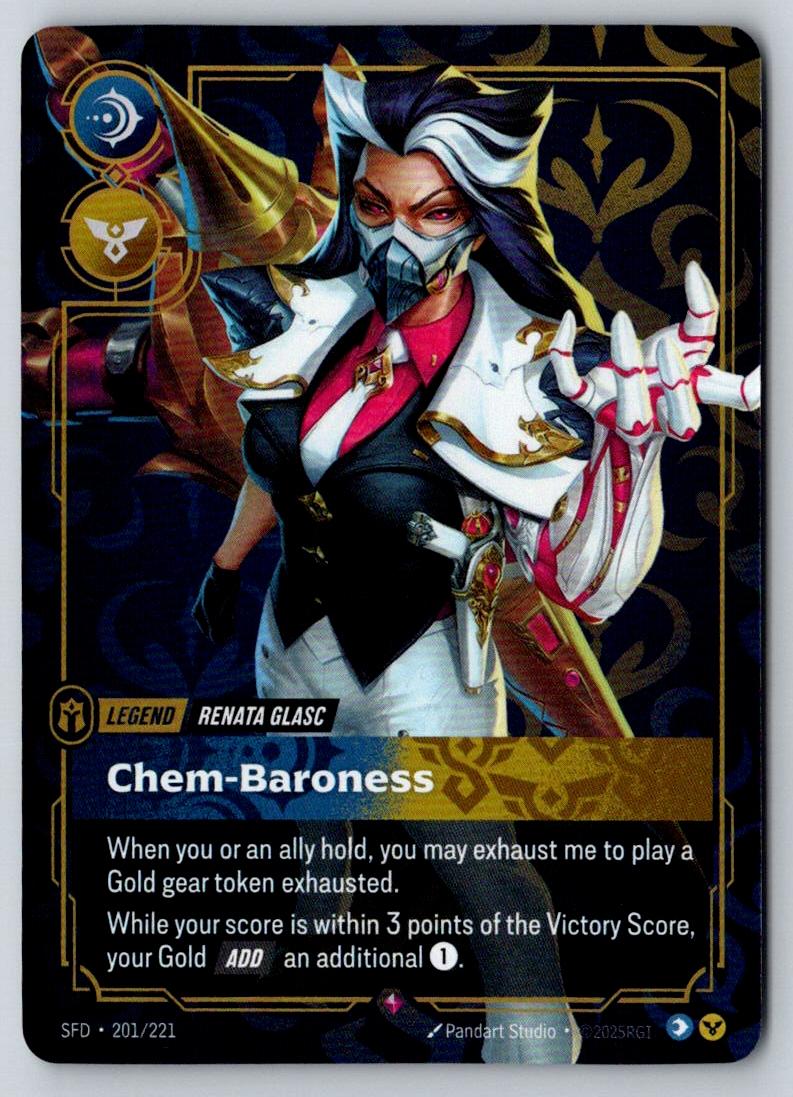 Renata Glasc - Chem-Baroness 201/221 Rare Spiritforged Riftbound Foil Near Mint