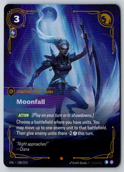 Moonfall 198/219 Epic Unleashed Riftbound Foil Near Mint