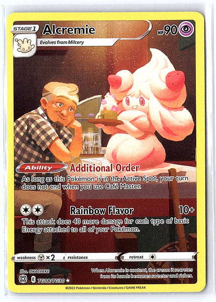 Pokemon Alcremie - TG08/TG30: Brilliant Stars Trainer Gallery TCG
