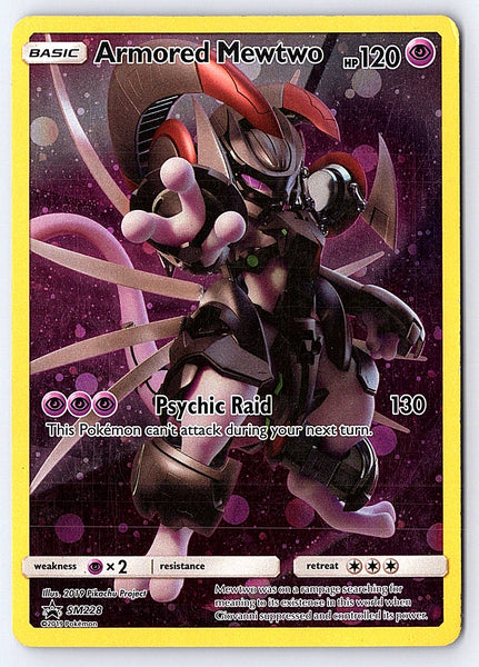 Armored Mewtwo SM228 Heavily Played