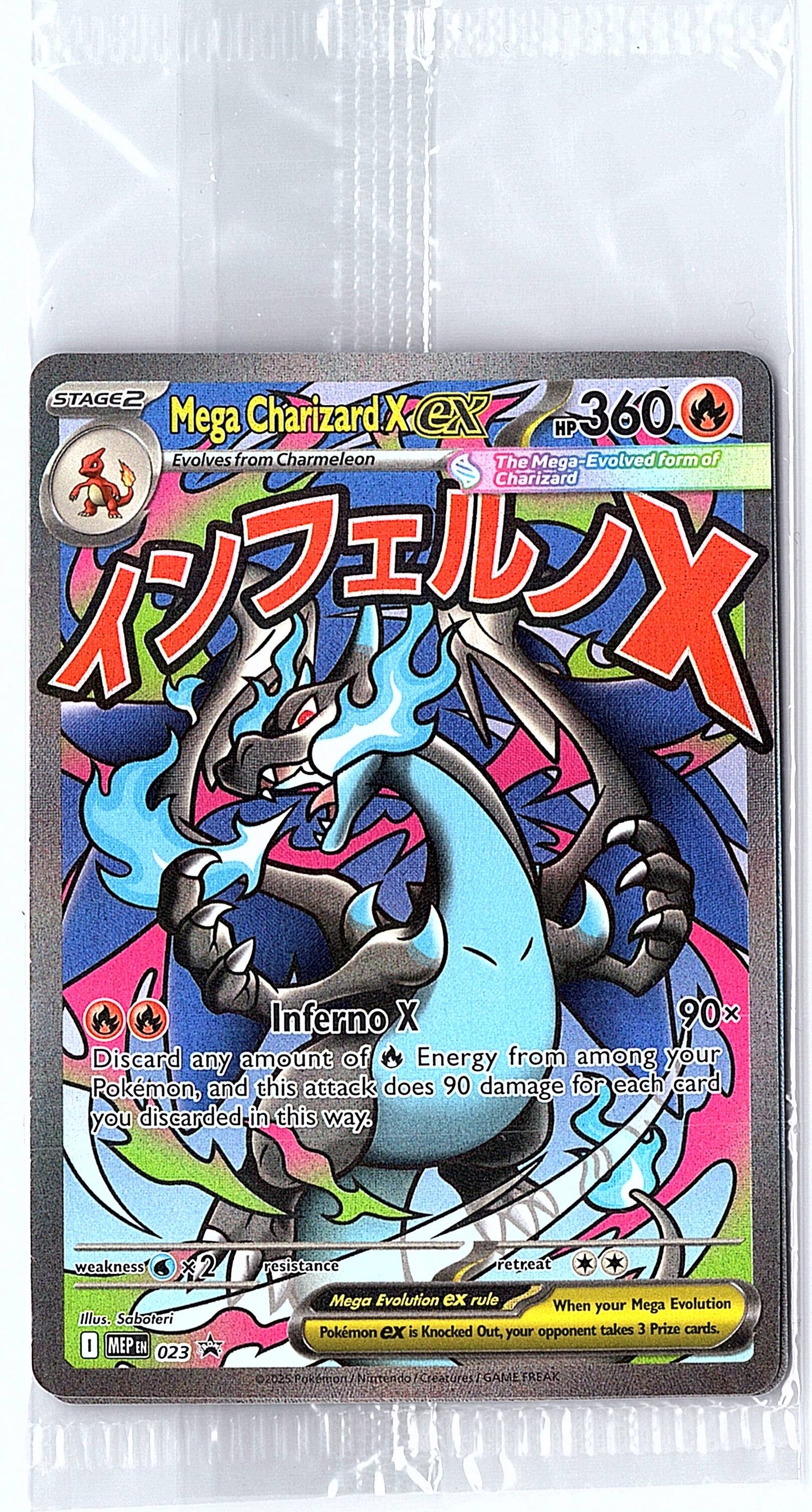 Mega Charizard X ex 023 UPC Promo Sealed