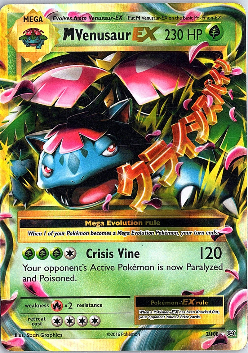 Pokémon TCG Mega-Venusaur-EX XY 2/146 Holo Rare ex