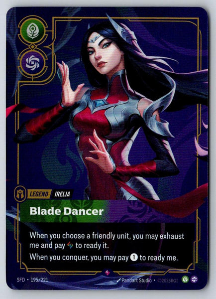 Irelia - Blade Dancer 195/221 Rare Spiritforged Riftbound Foil Near Mint