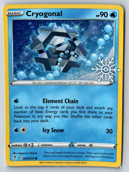 Cryogonal 043/203 Evolving Skies Pokemon *SEALED*