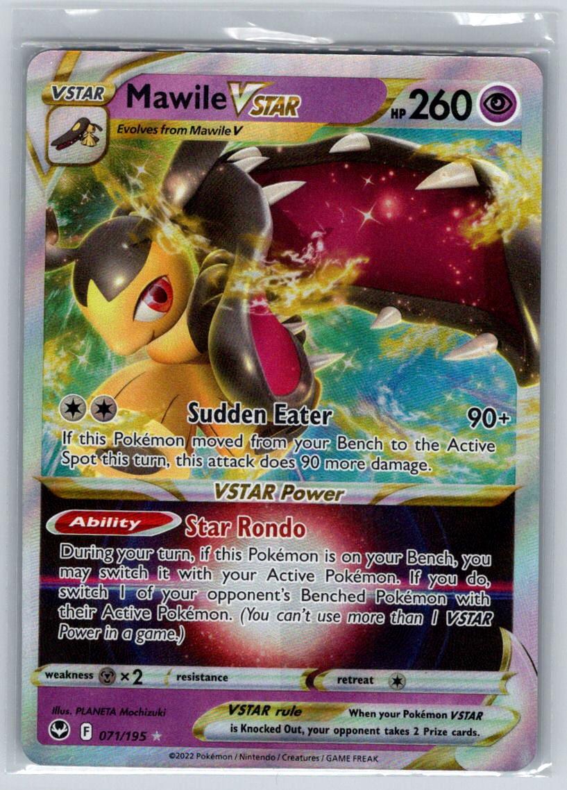 Mawile VSTAR 071/195 Holo VSTAR Rare Silver Tempest Pokemon